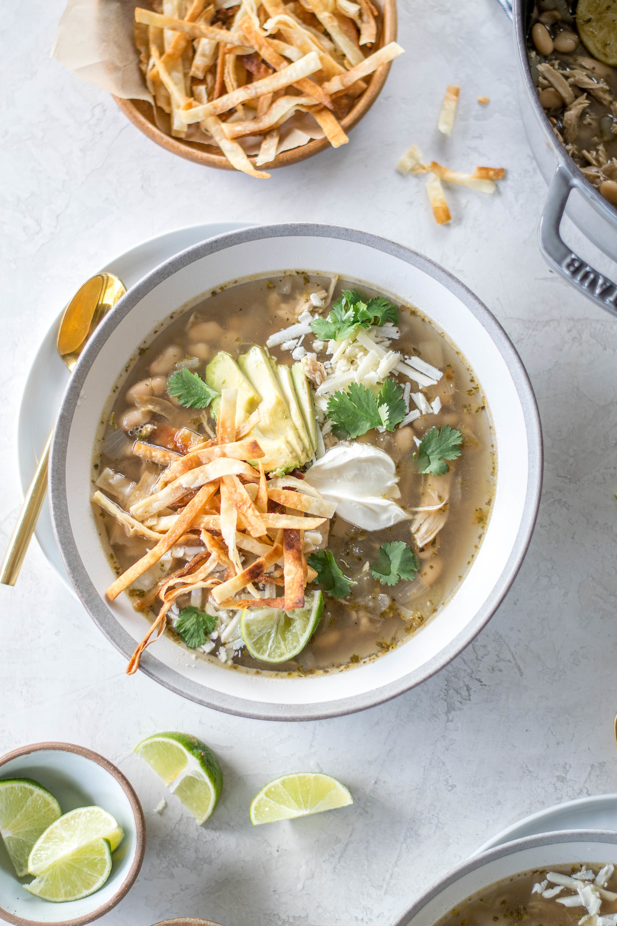 Quick + Easy Chicken + Lime Tortilla Soup — All Purpose Flour Child