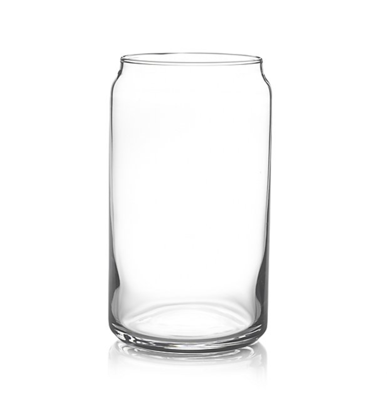 Crate & Barrel Soda Can Glass