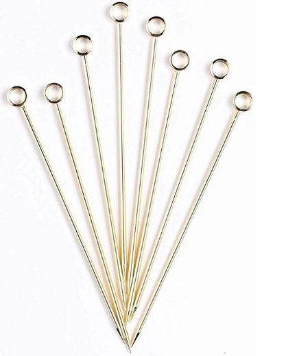 Gold Cocktail Skewers 