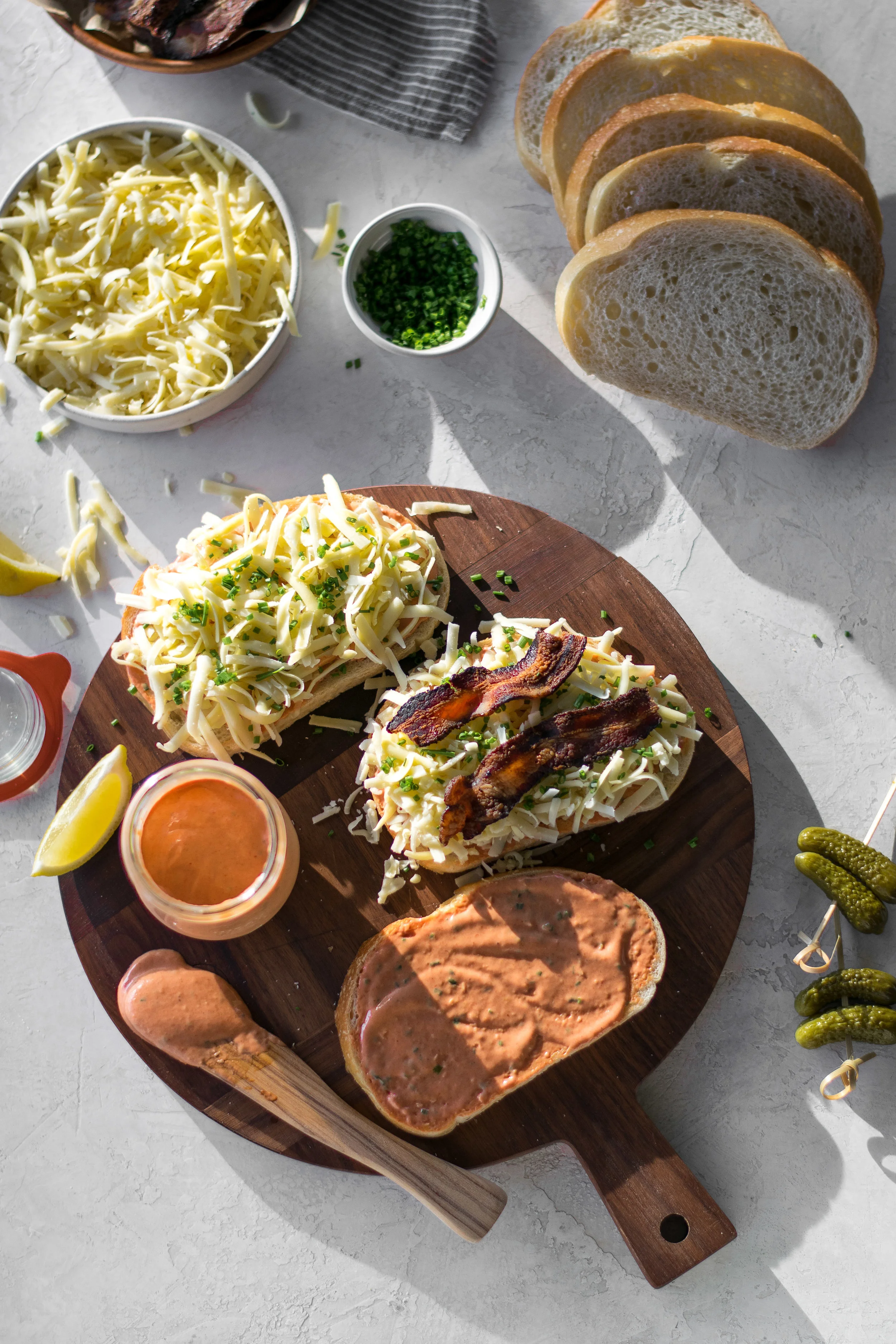 Bloody Mary Grilled Cheese Sandwiches | All Purpose Flour Child