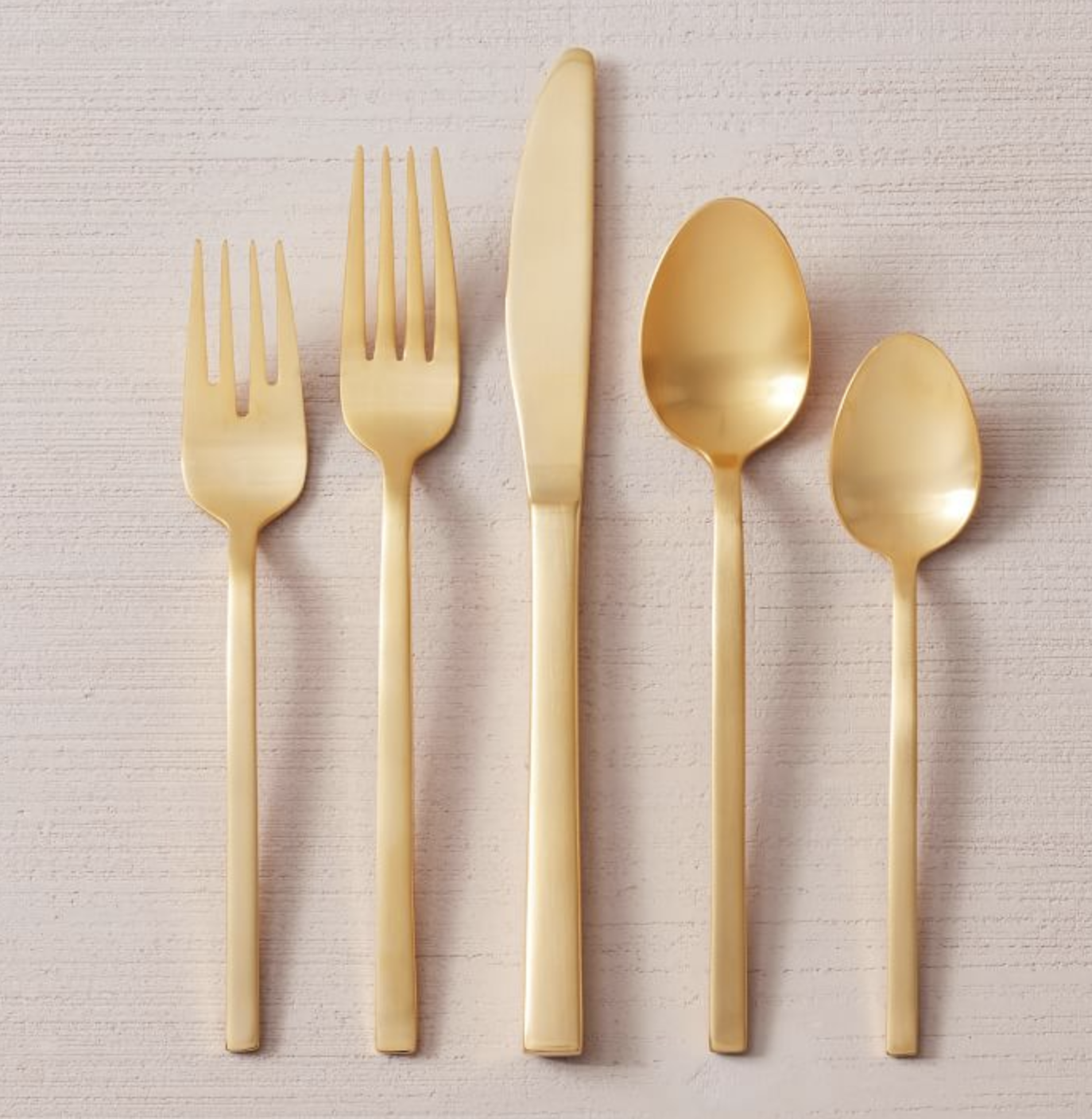 West Elm Gold Flatware