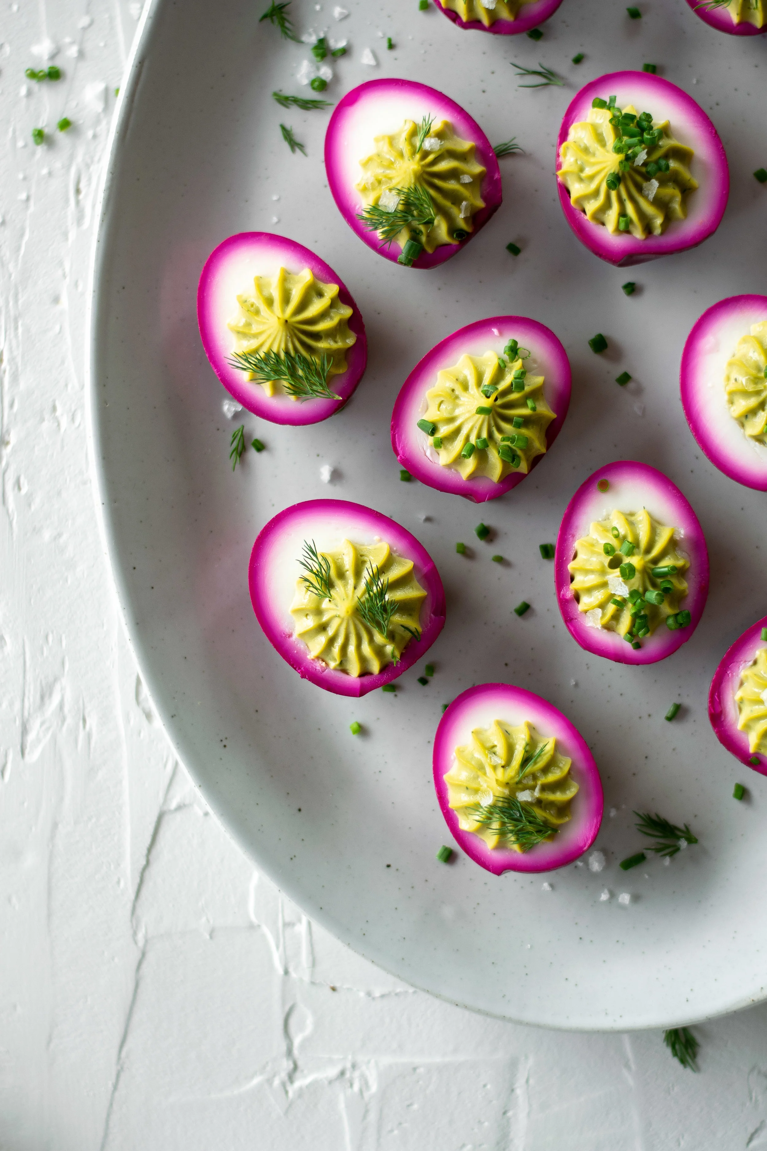 Pickled Beet Avocado Deviled Eggs All Purpose Flour Child