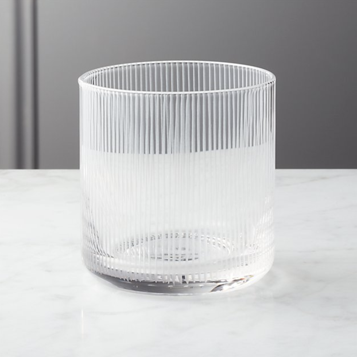 Etched Pinstripe Glass