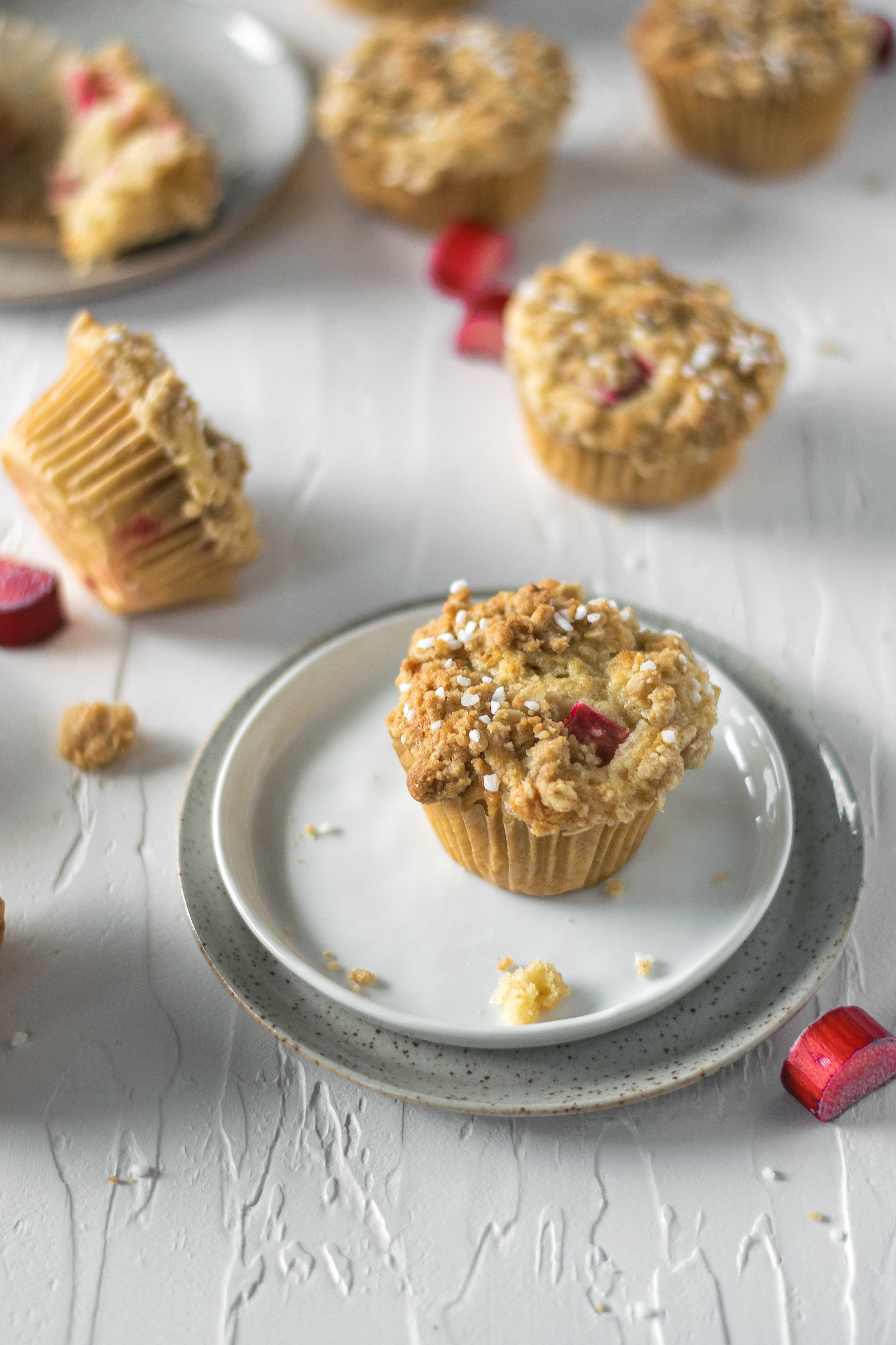 Rhubarb Streusel Muffins — All Purpose Flour Child