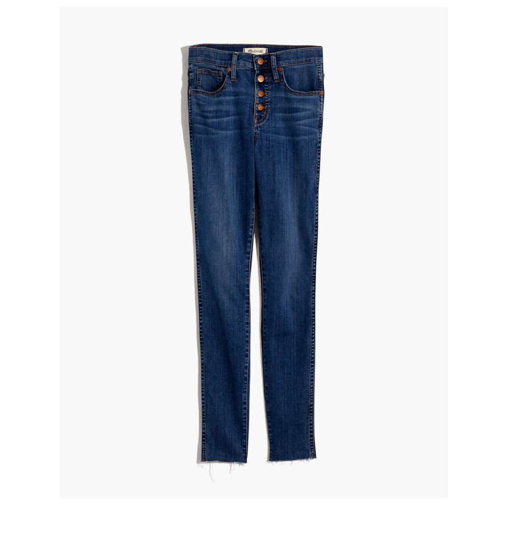 Madewell High-Rise Button Fly Jeans