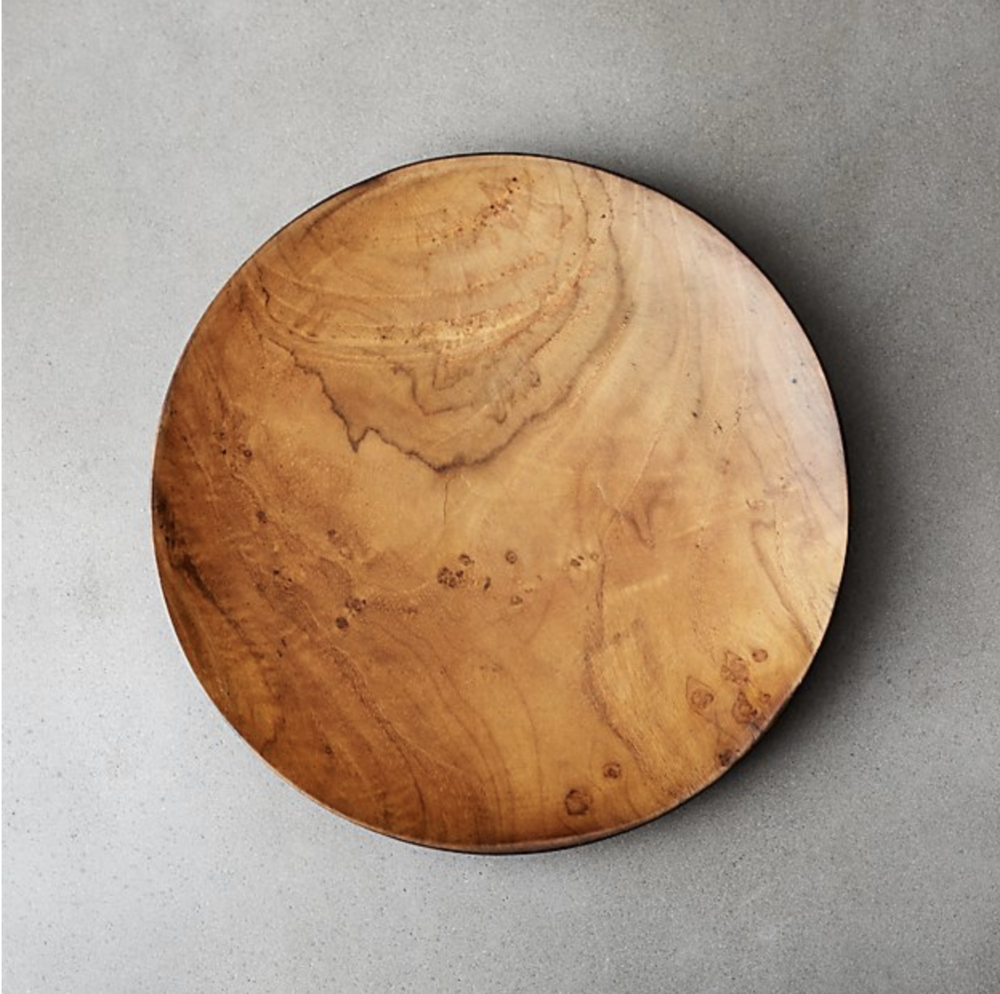 CB2 Teak Wood Plate