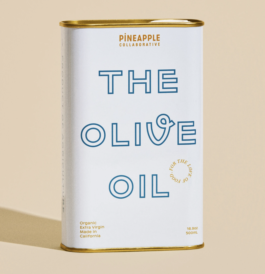 Pineapple Collaborative Olive Oil Tin