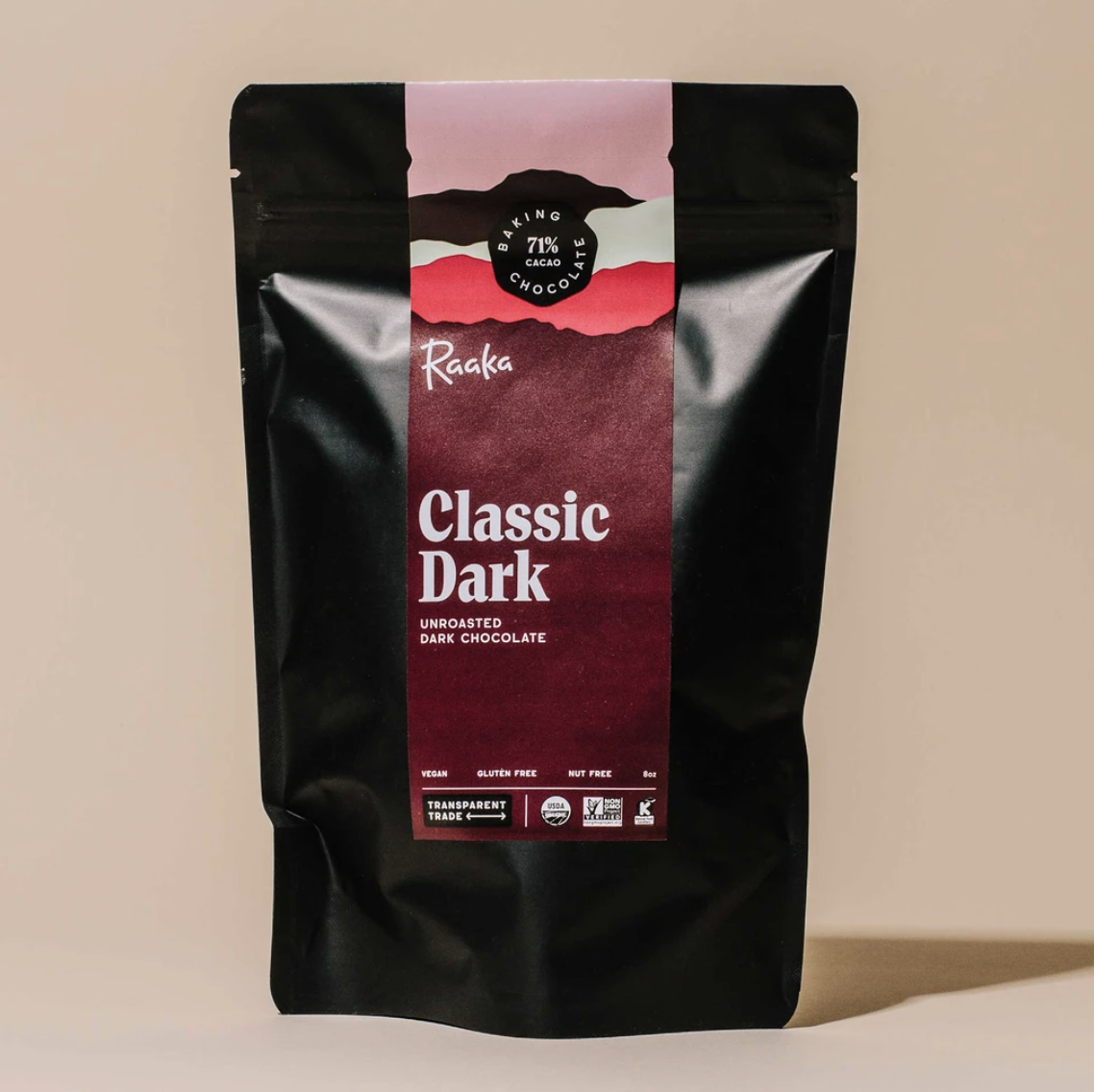 Raaka Classic Dark Baking Chocolate