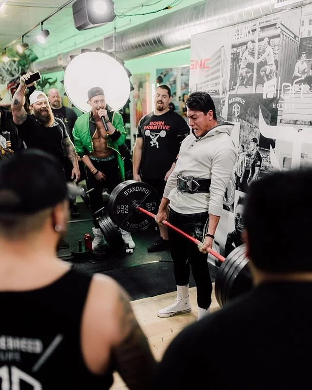 Breaking PRs at the St. Patty&rsquo;s deadlift party! #core24 .
📷: @juan_naula