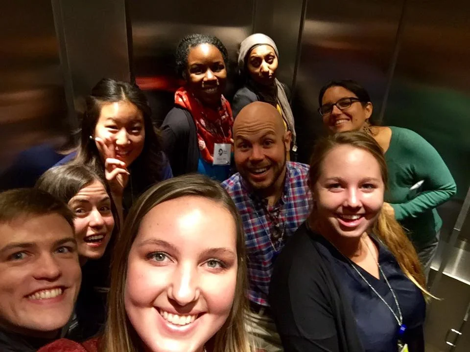 An elevator selfie, because why not?