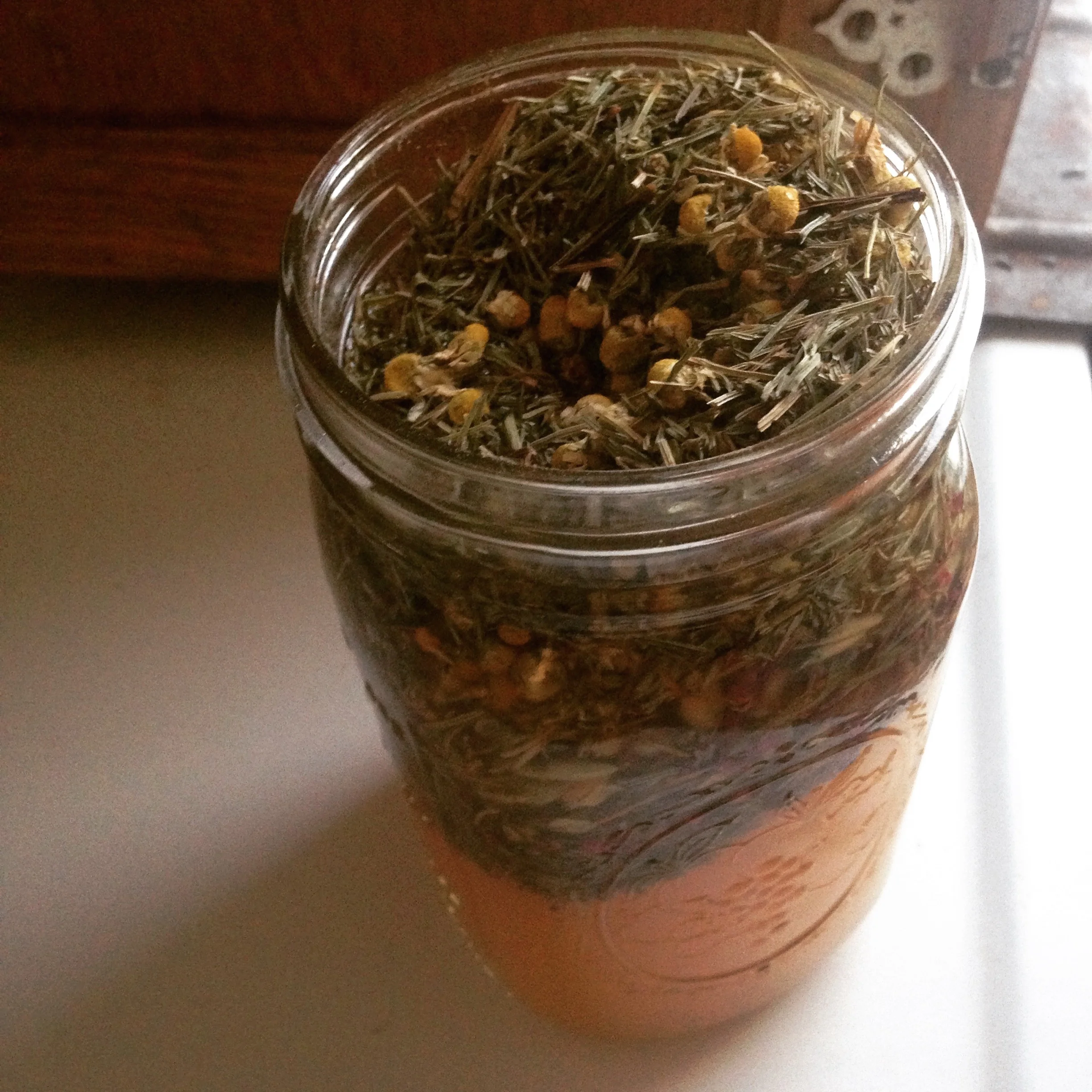 Herbal Vinegar Hair Rinses