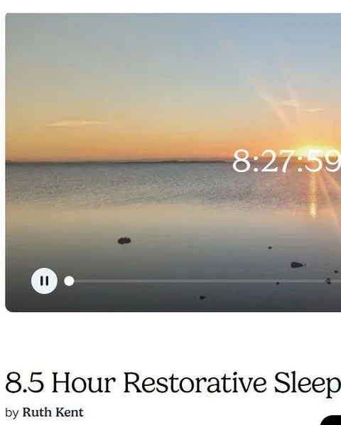 Yoga Nidra is a practice traditionally done during the day to rest the body, lower cortisol, and reduce stress. 

NDSR (Non-Sleep-Deep-Rest) is a more 'scientifically-accepted' version of Yoga Nidra. 

The aim of this practice is to move your brain i