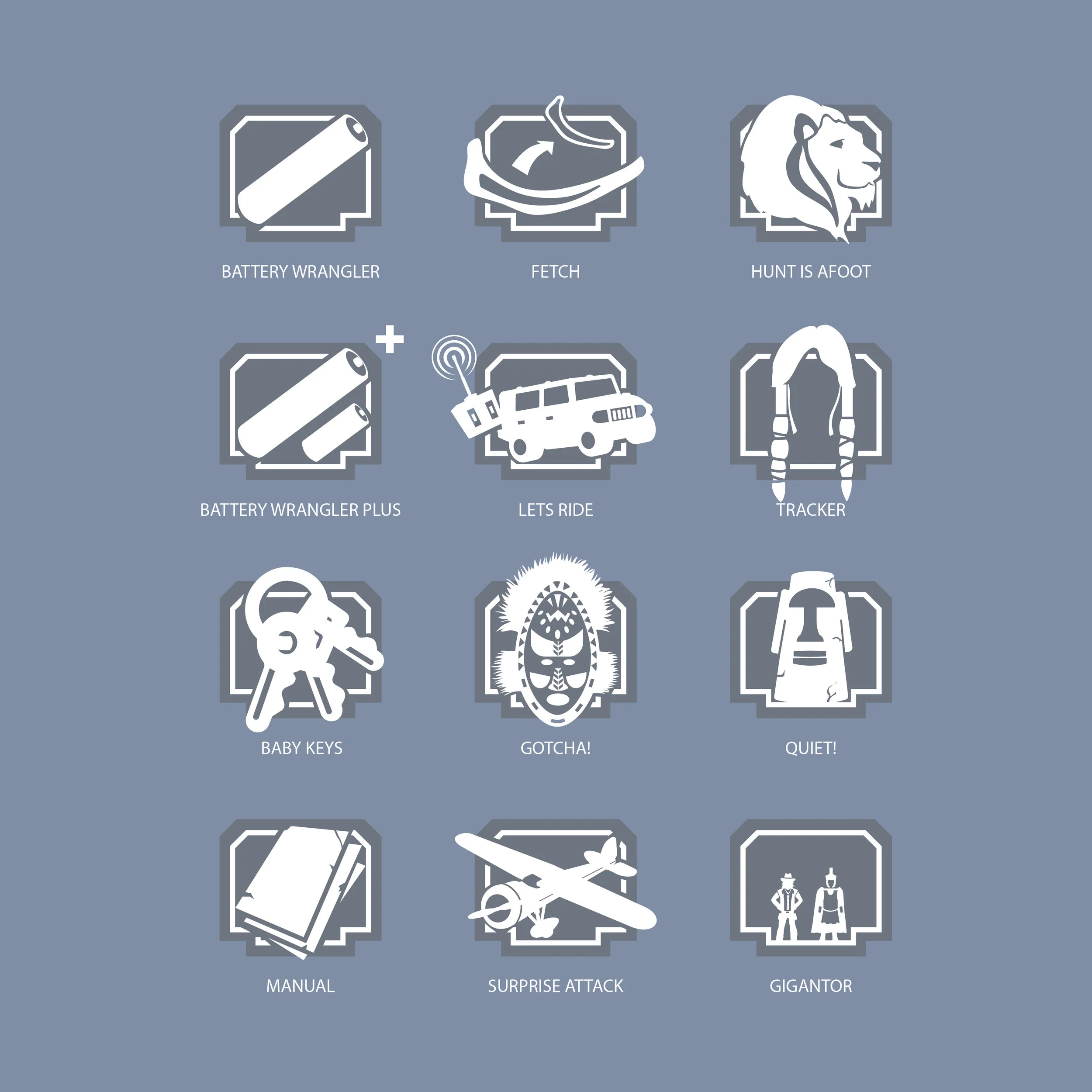 Night at the Museum video game icons — iamstevebrown