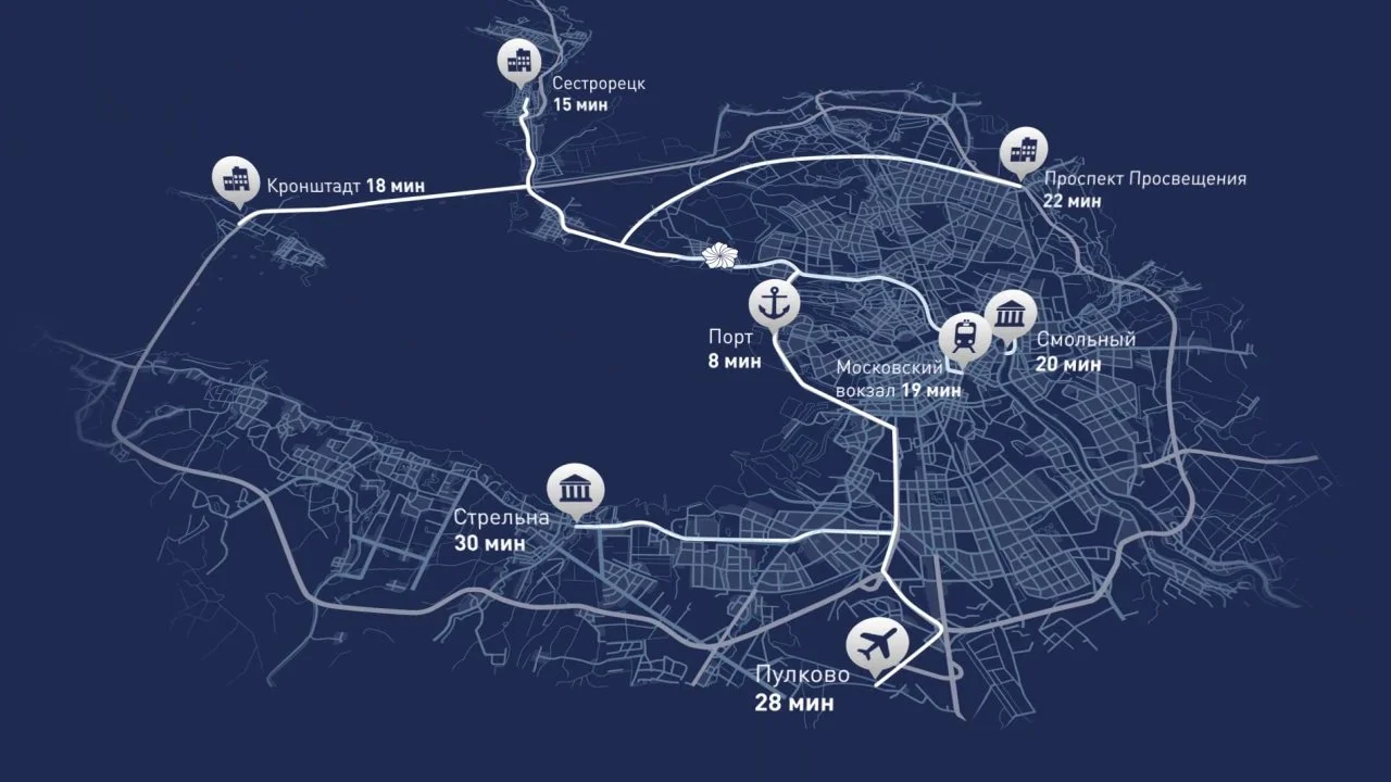 М32 трасса спб схема