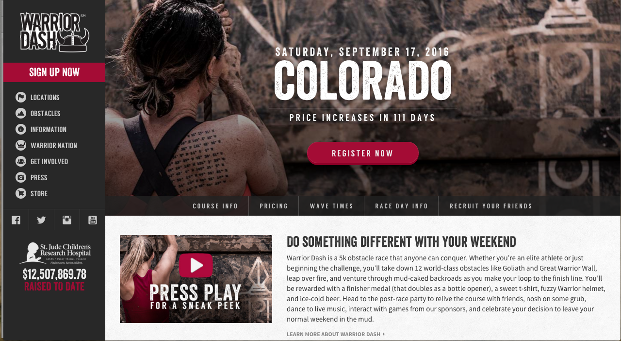 Warrior Dash Colorado