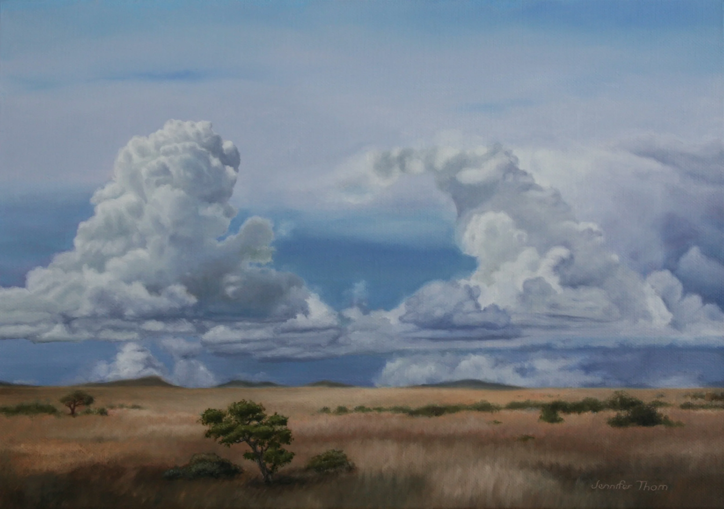 Approaching Thunderstorm Clouds