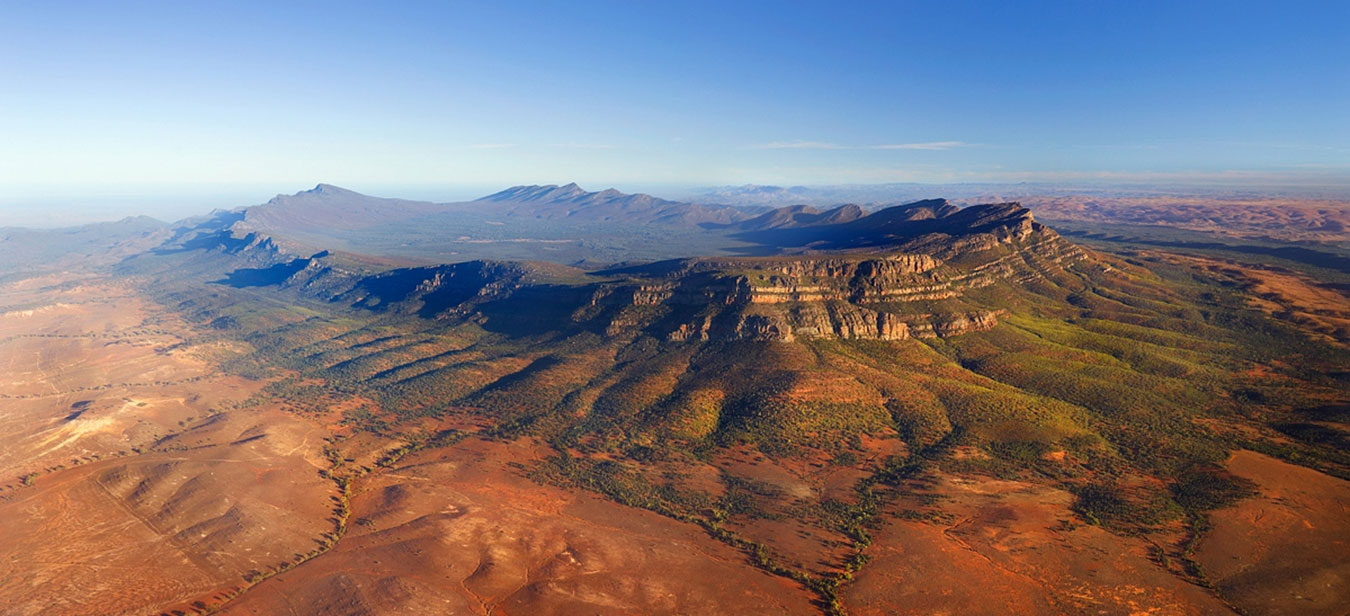 Wilpena Pound in the Flinders Rangers of South Australia
