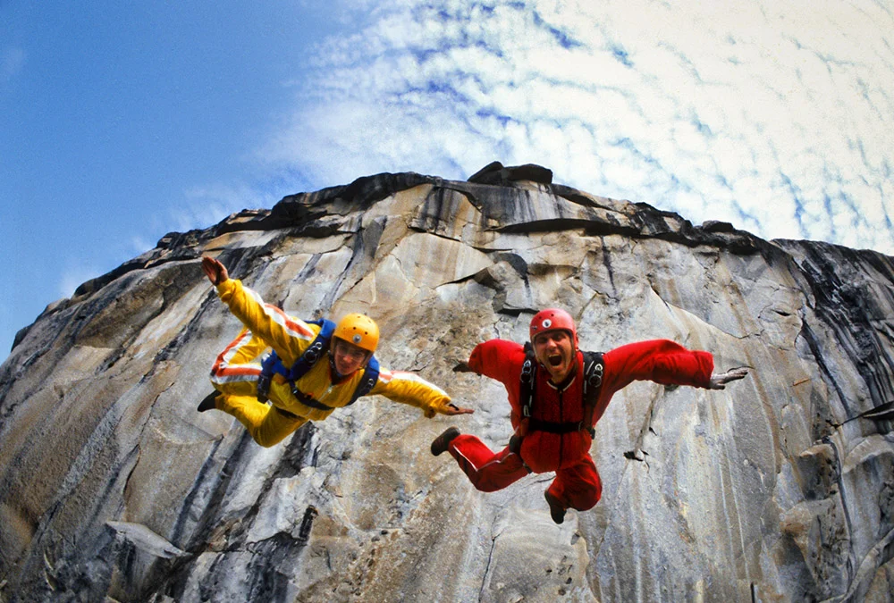 Carl & Jean Boenish having a blast in Yosemite National Park.