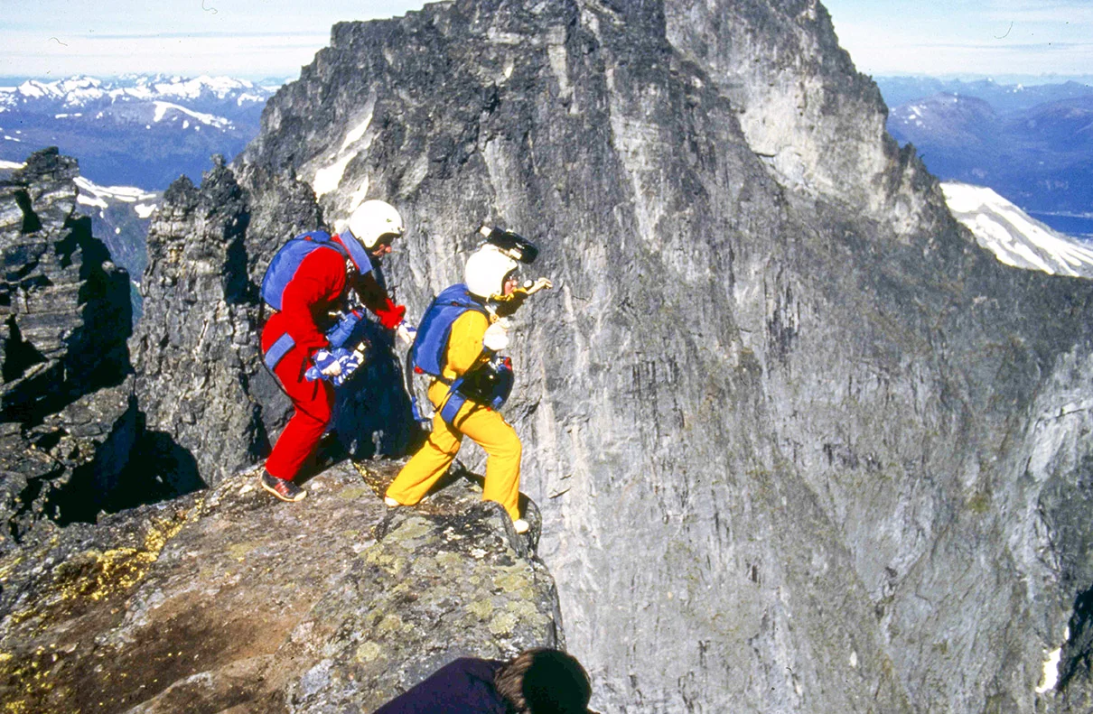 Jean and Carl on the Trollveggen