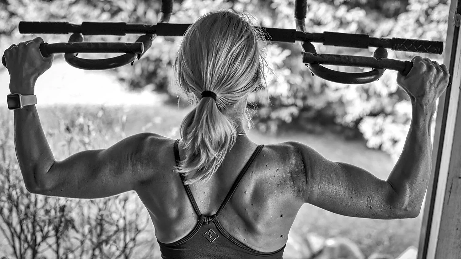 Heather (53) Wide Grip Pull Up