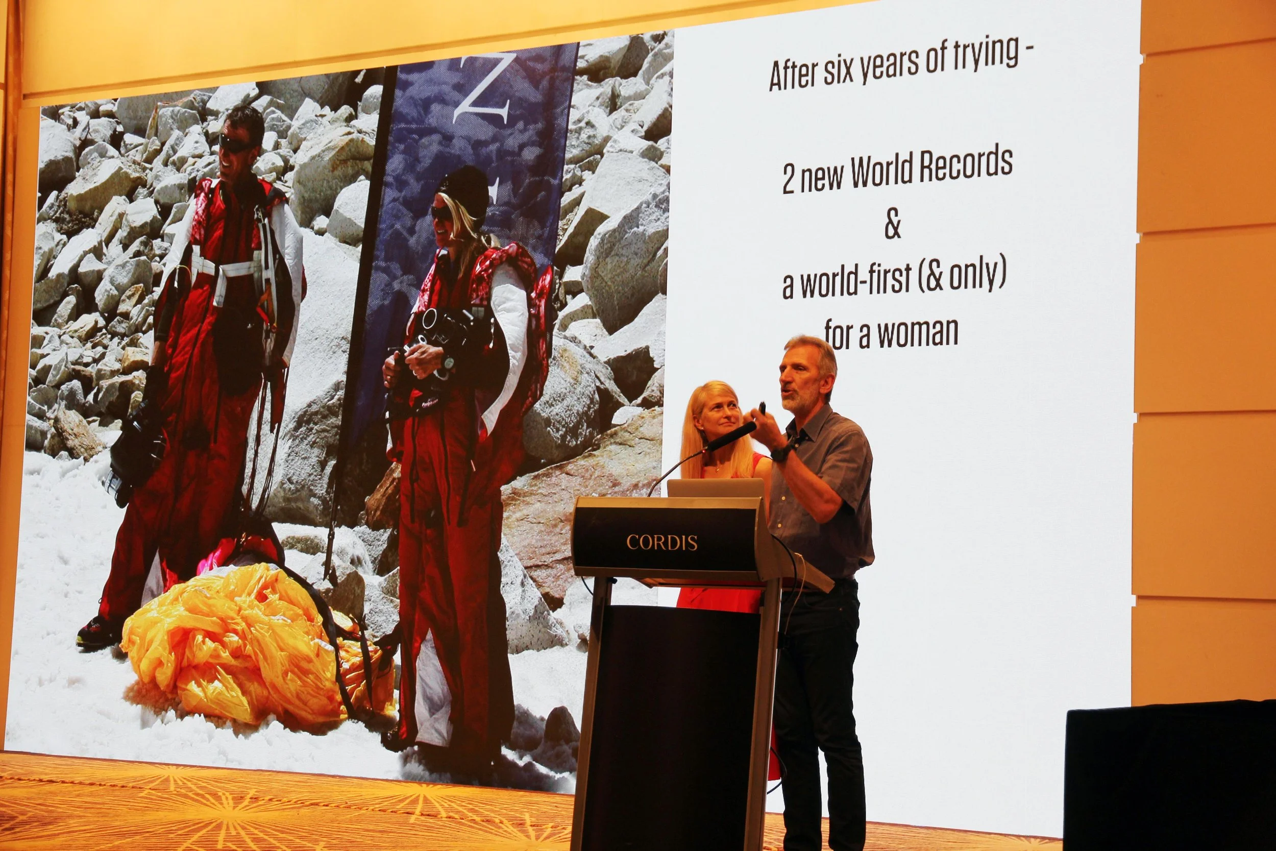   Professional Presenters   Glenn and Heather have been fortunate to speak all over the world to all kinds of audiences - sharing their stories along with their hard won insights into FEAR, PERFORMANCE, PARTNERSHIP, HAPPINESS &amp; HEALTH. They've sp