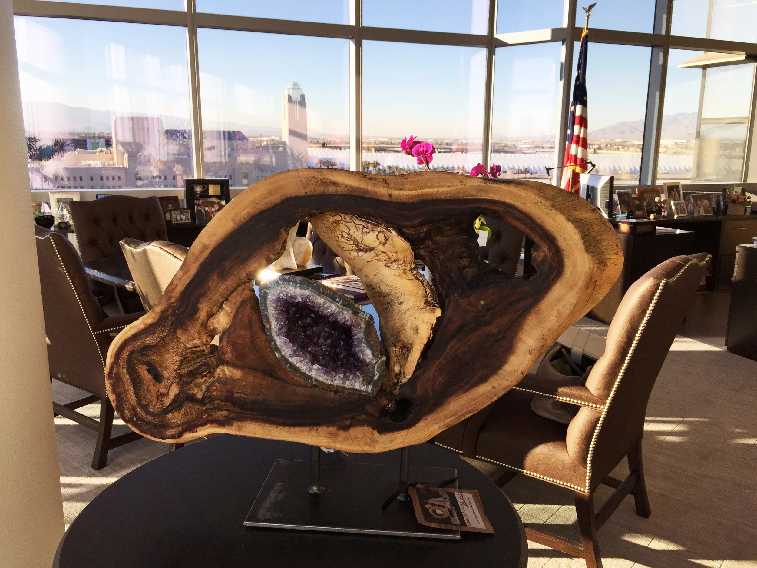 Inner Balance_Acacia Wood_Amethyst Geode_Steel - 18x28x7 in - $2900.jpg