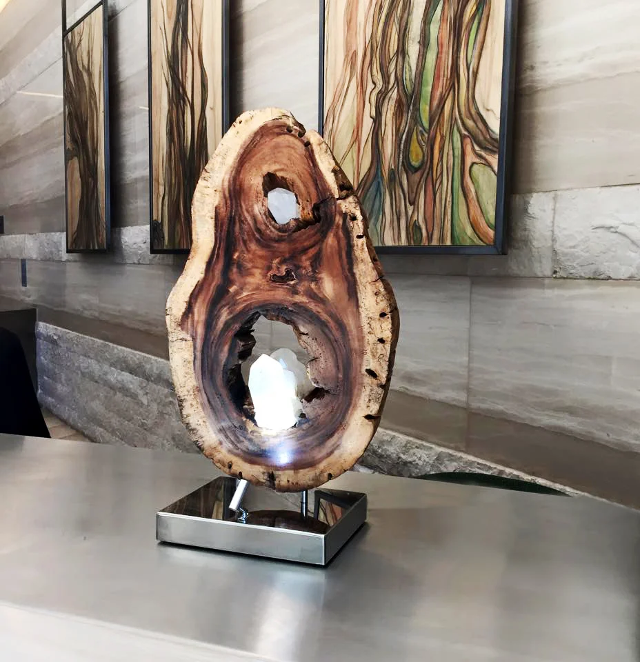 Inner Self_Acacia Wood_Quartz_Lights_Steel - 28x18x9 in - $5500.jpg