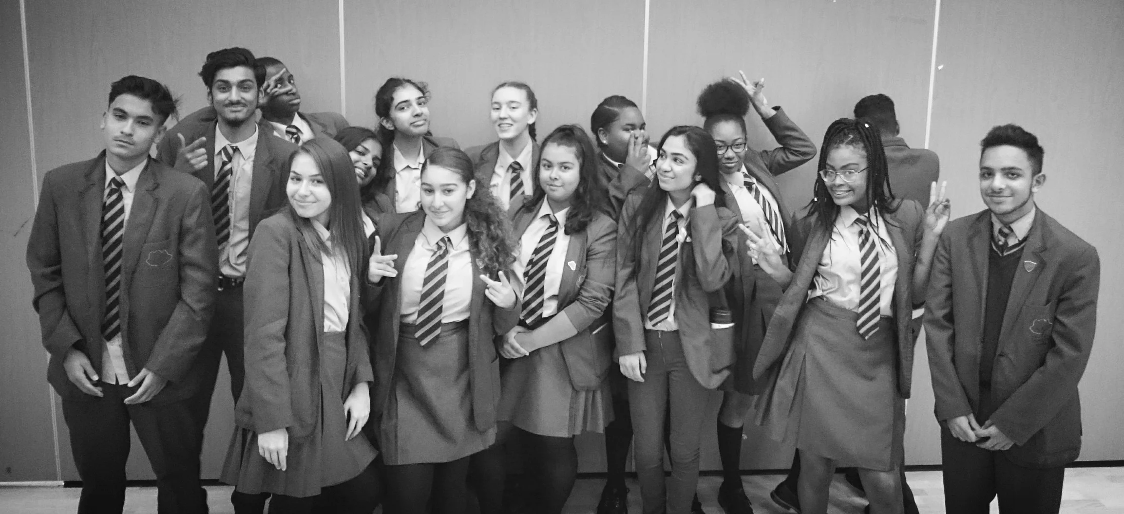The 2017-18 cohort of Franklin Scholars at Walthamstow Academy