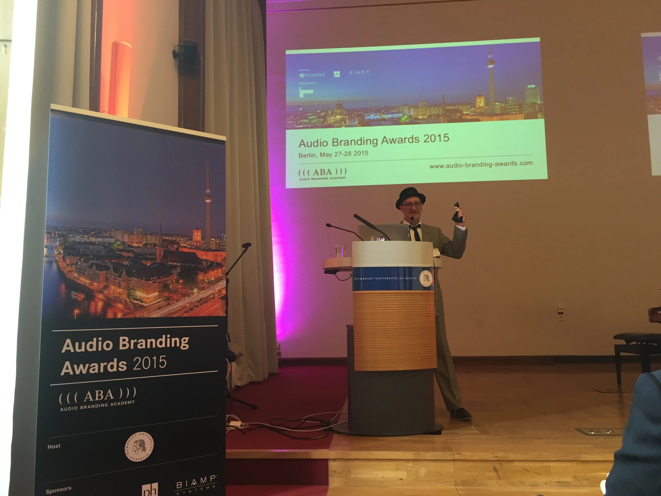 Steve Keller hosting at Audio Branding Academy (Berlin, Germany 2015)