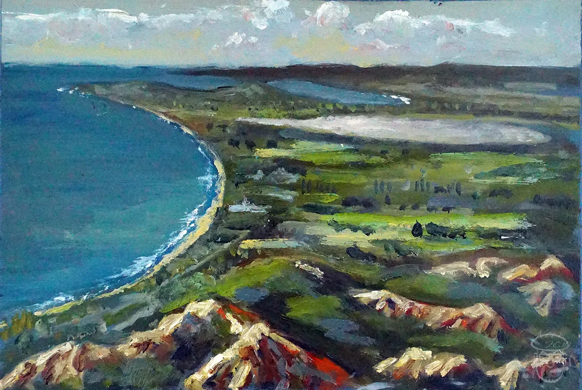 View of Gallipoli peninsula