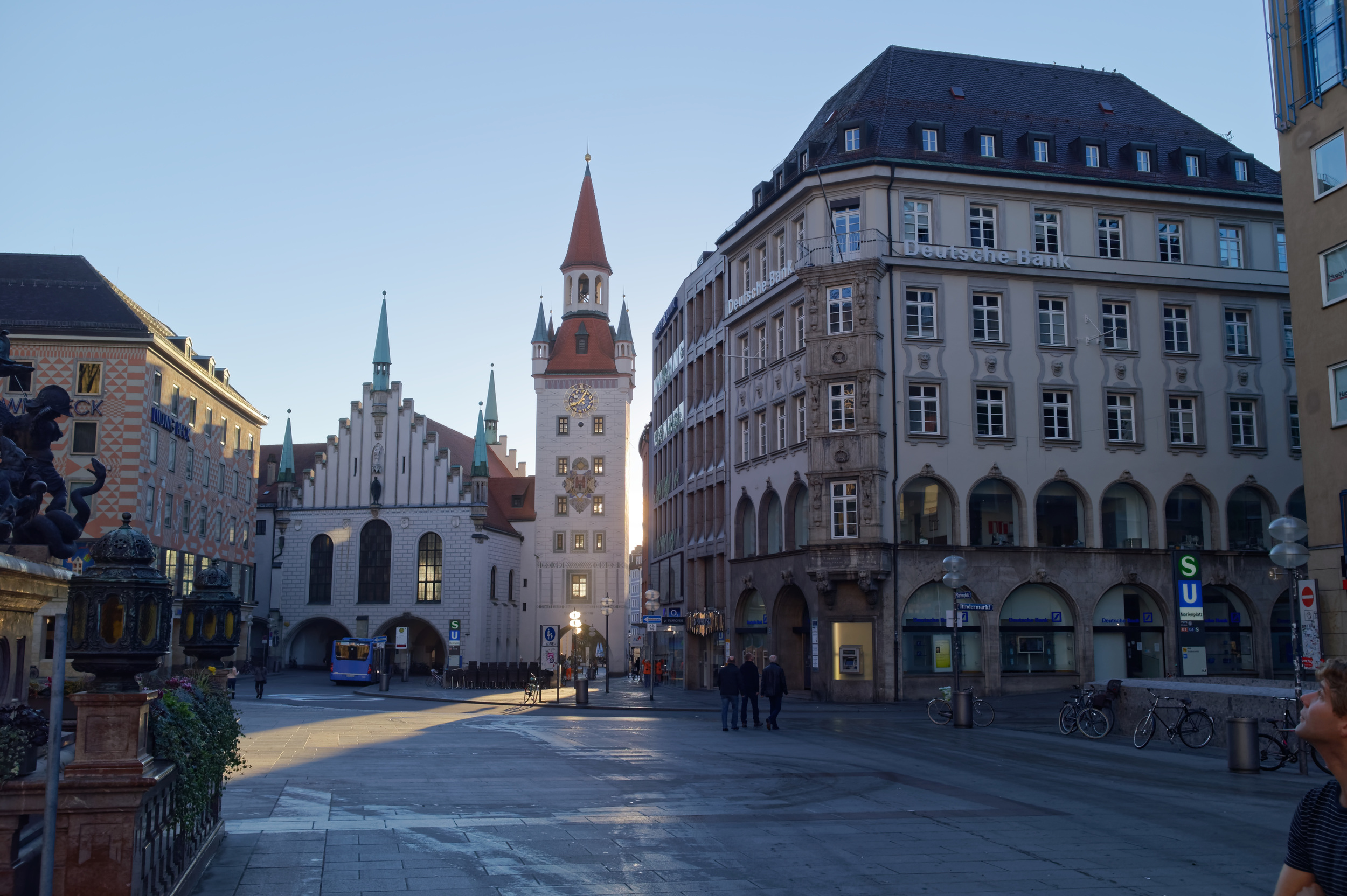 Drohne am Marienplatz