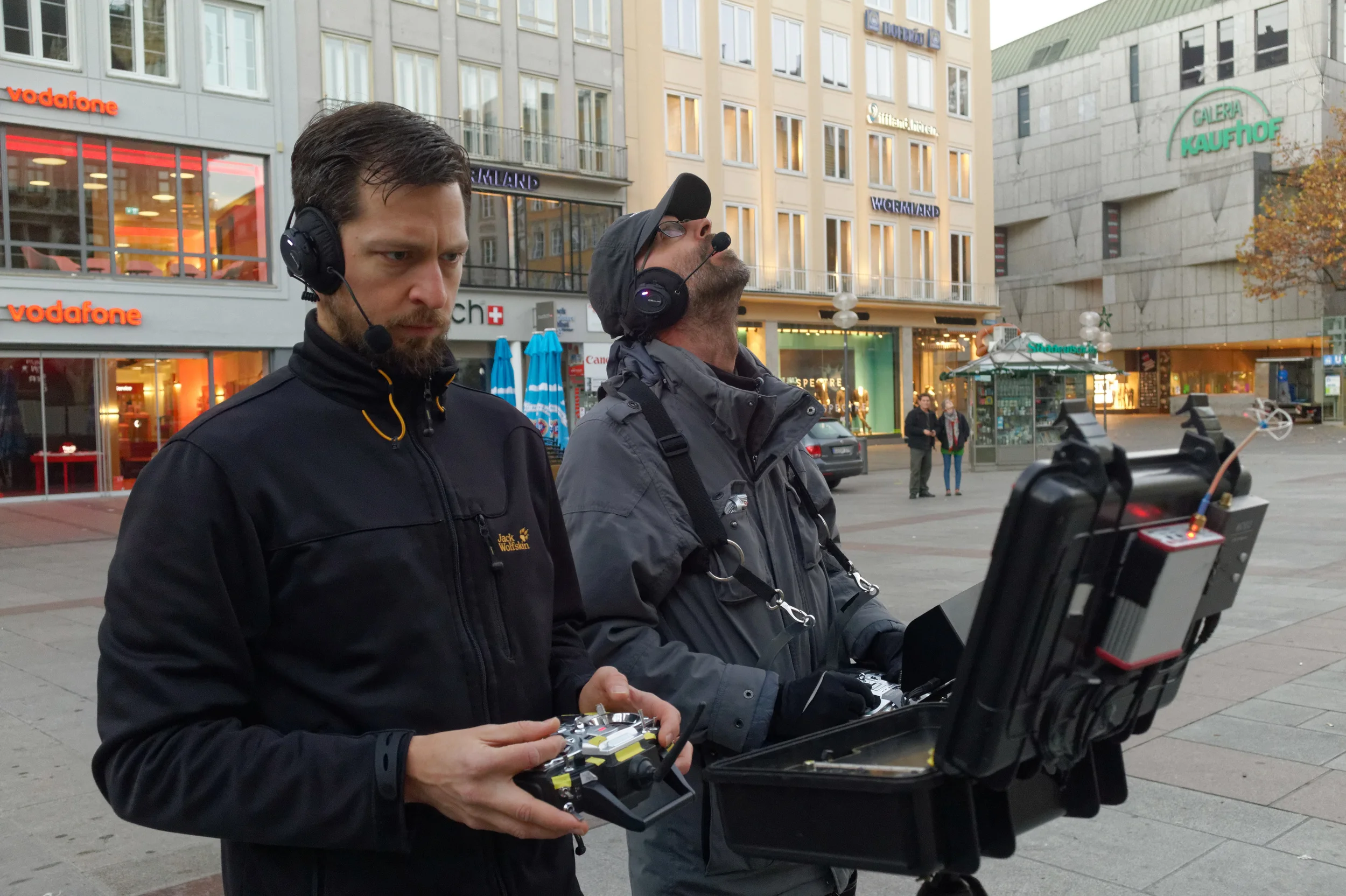 Drohne am Marienplatz