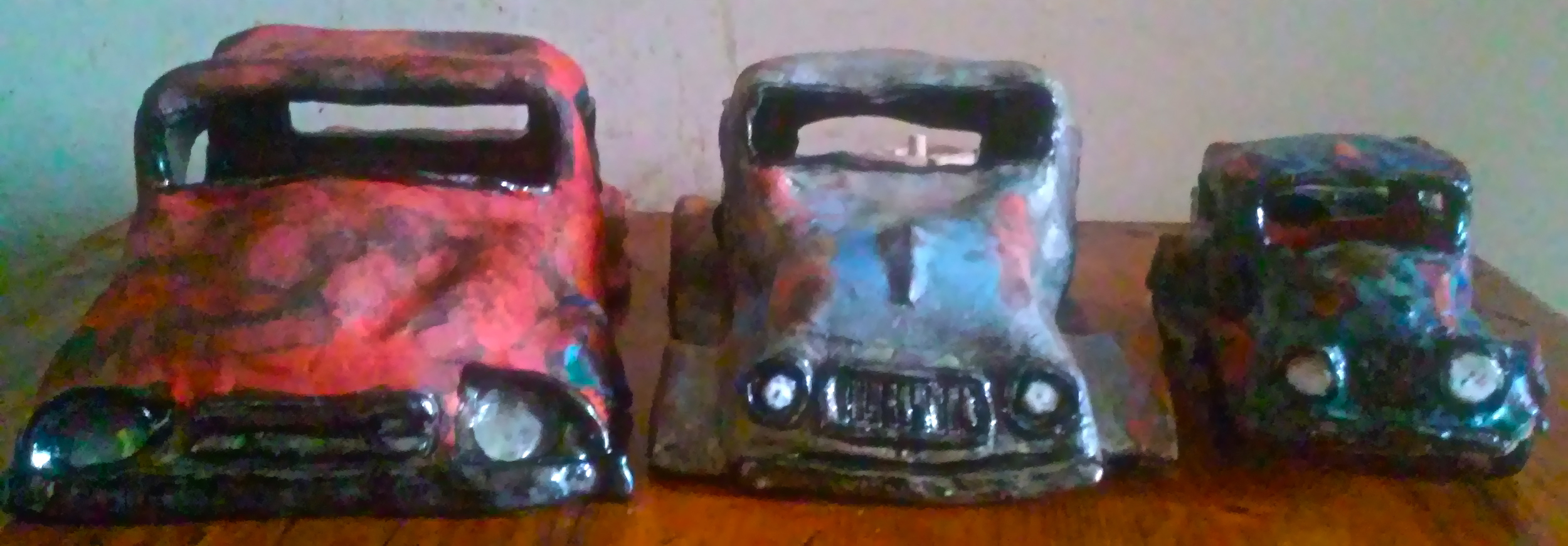 Truck #3, #2 and #1 All in a Row