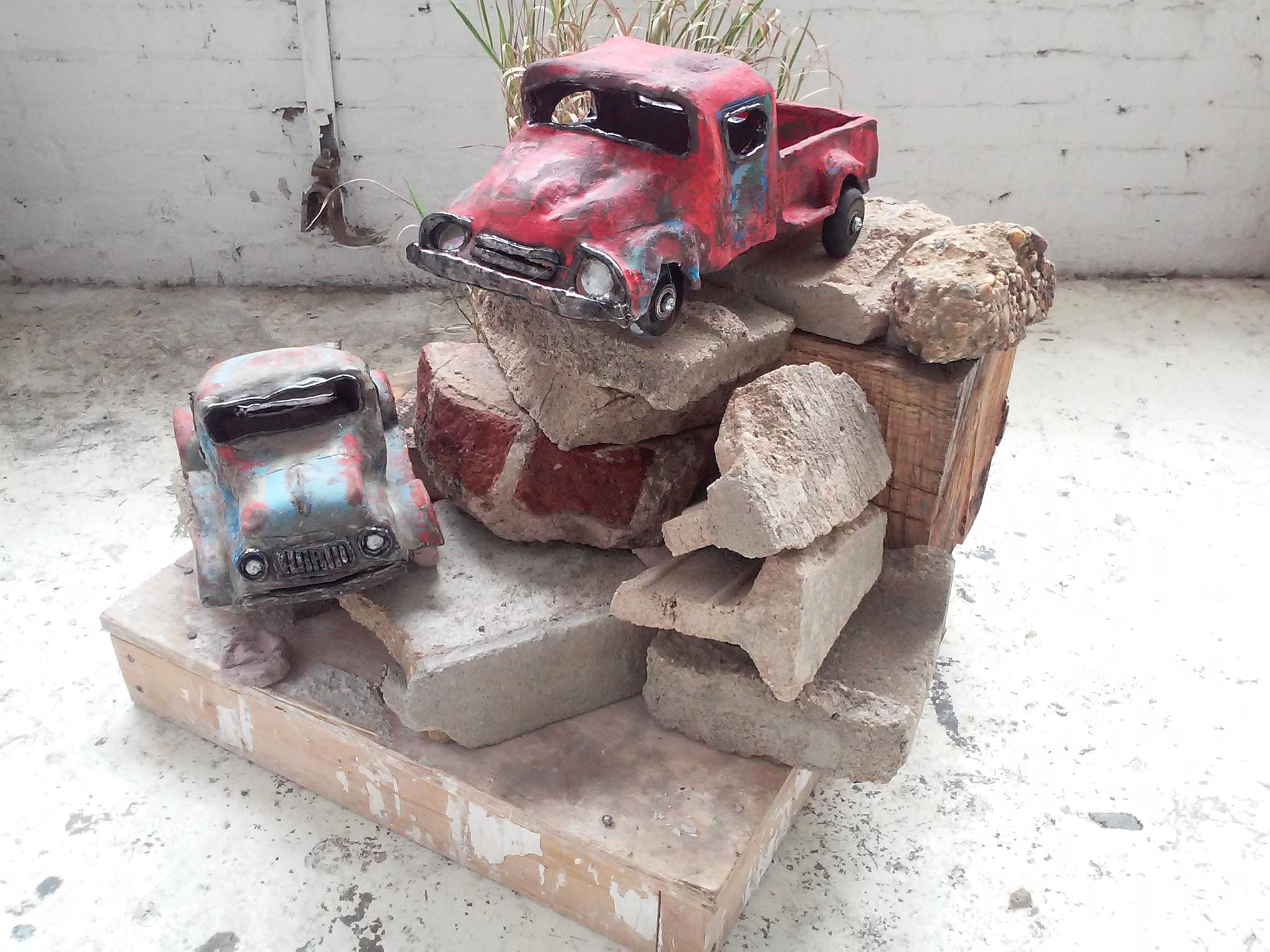 Two Old Trucks