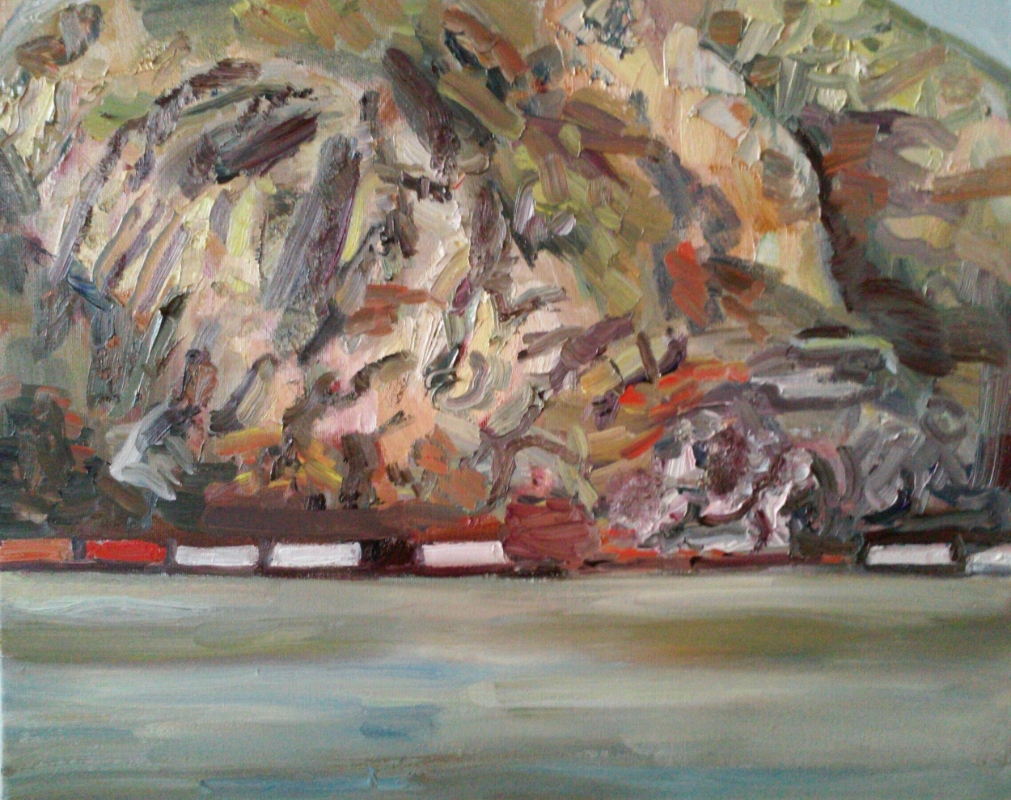 Box Cars by the Hudson