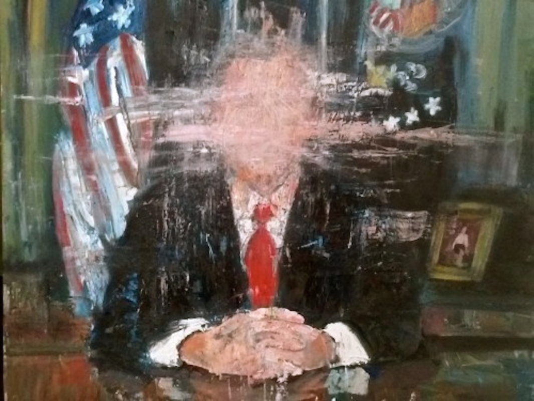 G.W. Bush Defaced
