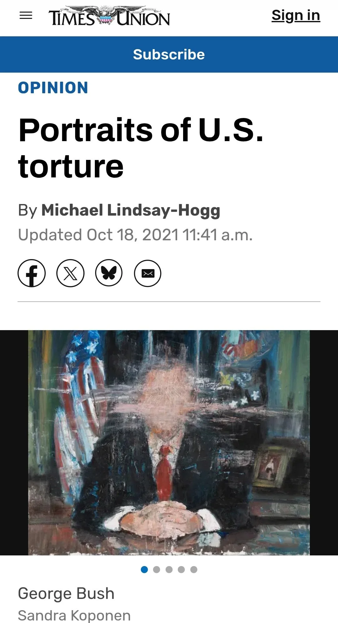 The Times Union, October 18, 2021