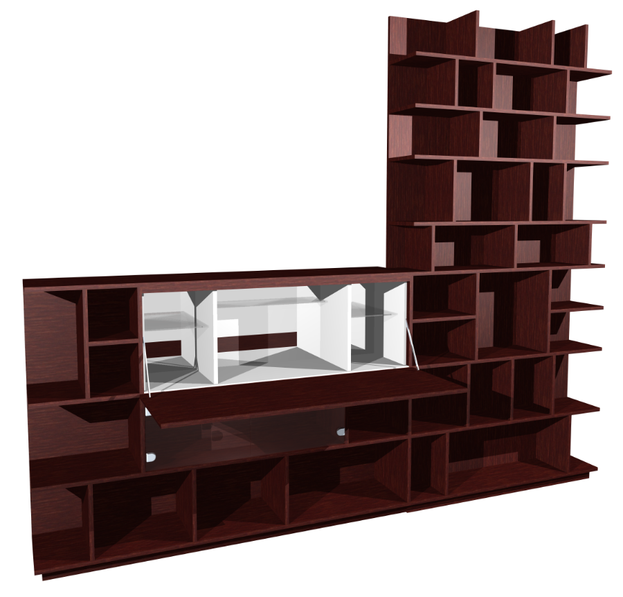 Liquor Cabinet Bookshelf