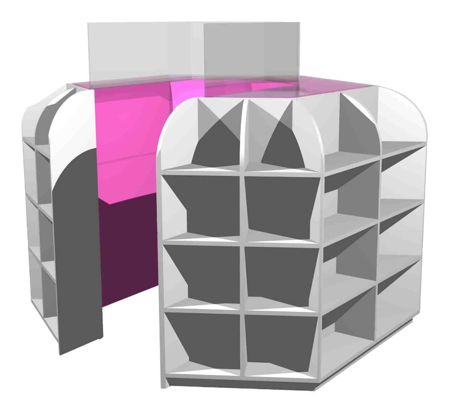   The Reading Bug&nbsp; / / Shelf pod with reading cavity inside 