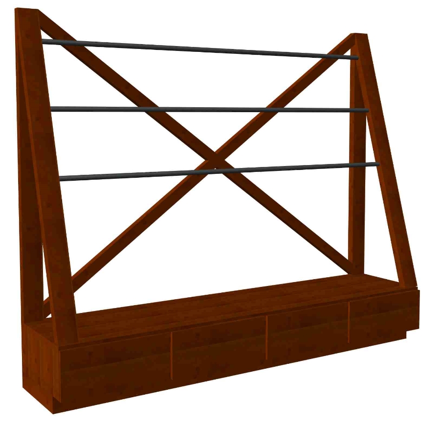   Mi Woolies&nbsp;  / / Sheepskin display rack&nbsp;artwork  