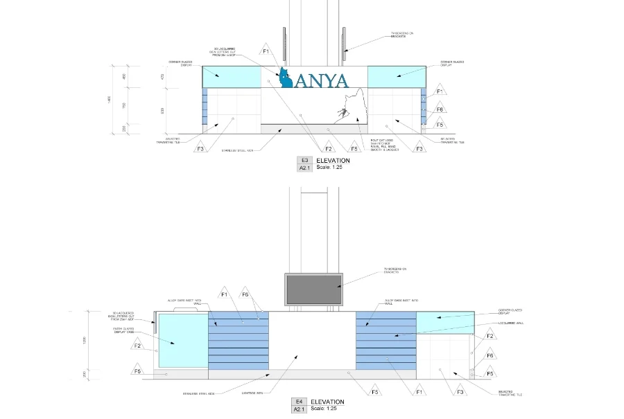 Anya Jewellery / / Elevations