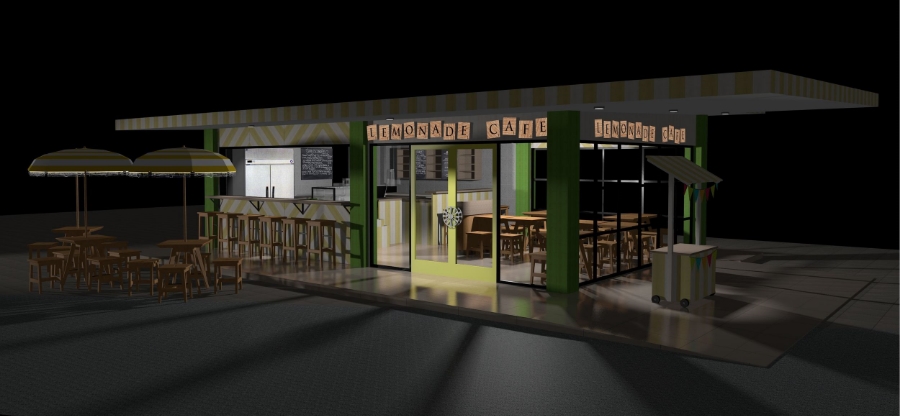 Lemonade Cafe / / Night view