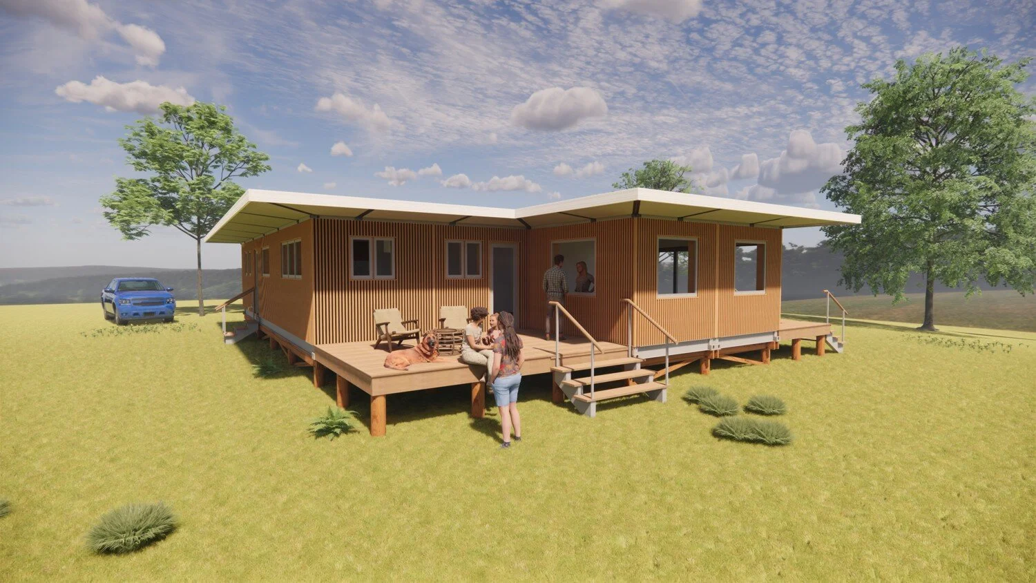 / / Container Dwelling- 4 x 40’ containers 