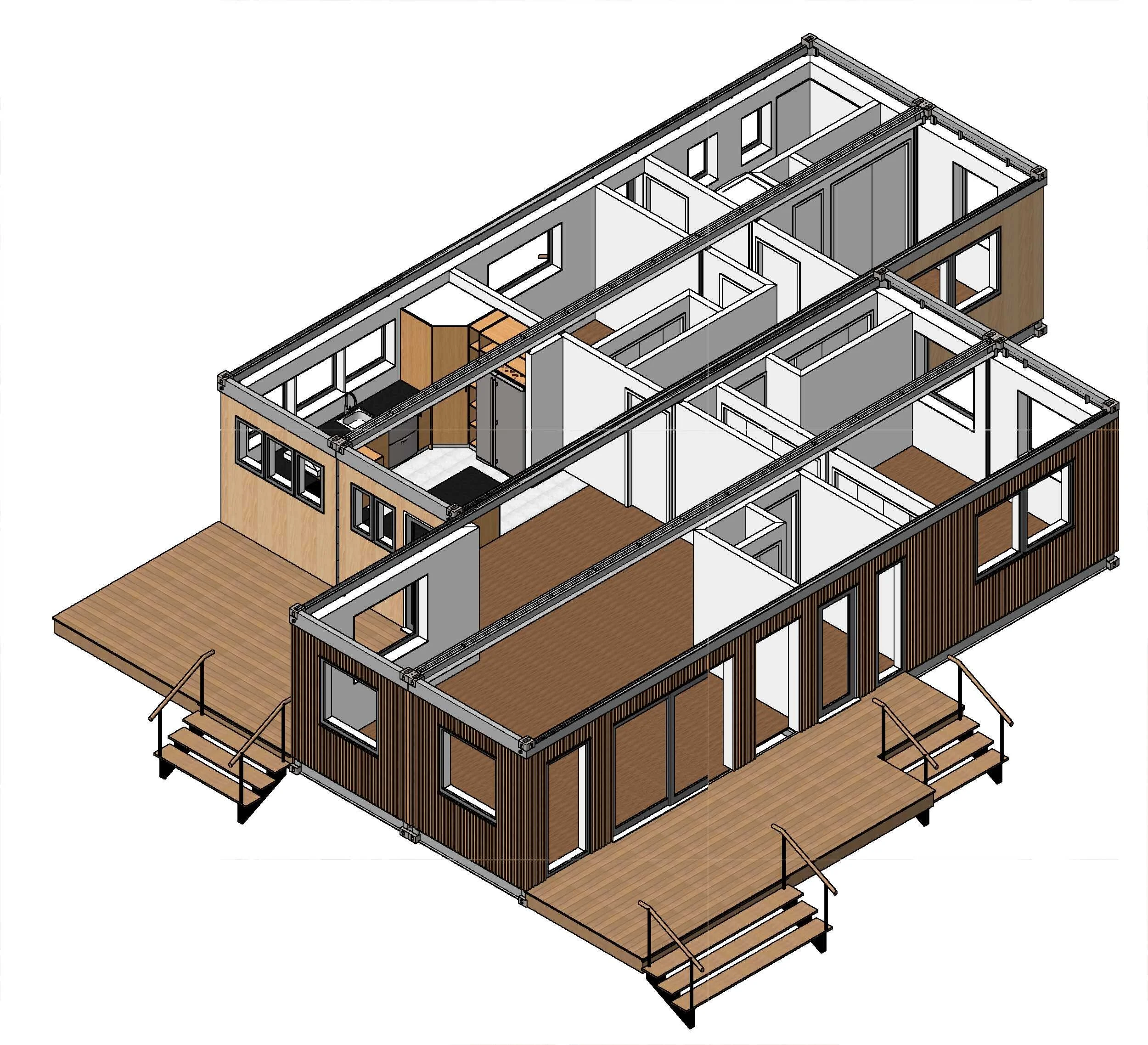  / /&nbsp;Container Dwelling- 4 x 40’ containers  