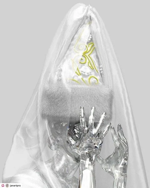 Janar Abrayeva. Designing at Drape.