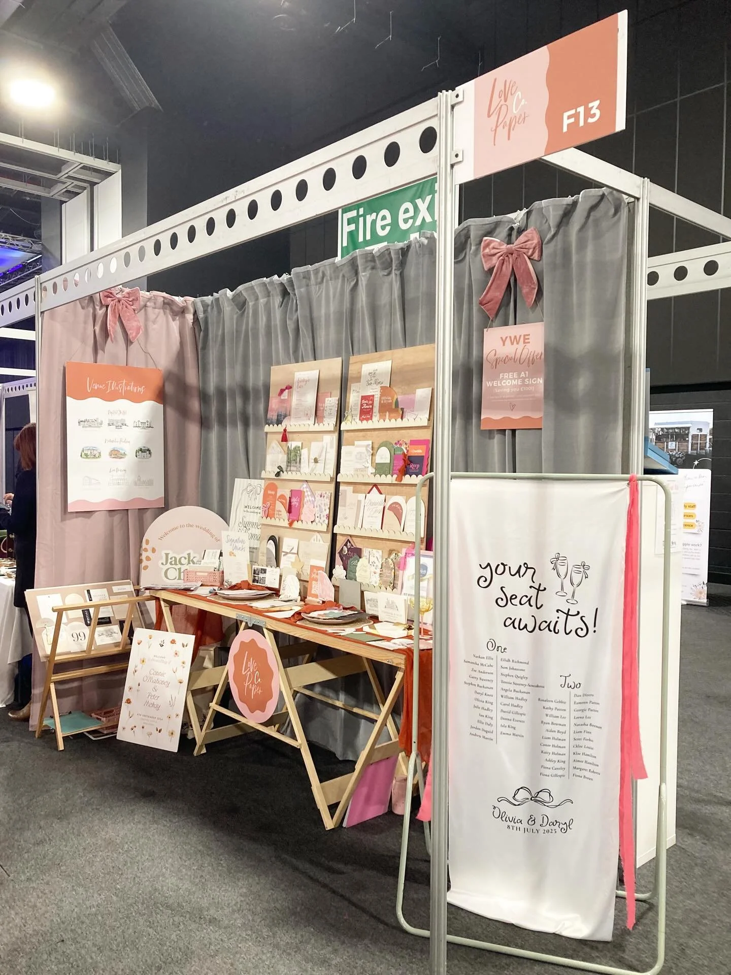 And just like that another @yourweddingexhibition weekend is all over! My 8th year exhibiting and definitely the busiest yet! 

I&rsquo;ll be sending out all quotes and booking info today. Just a reminder you need to book in by the 25th to grab the s