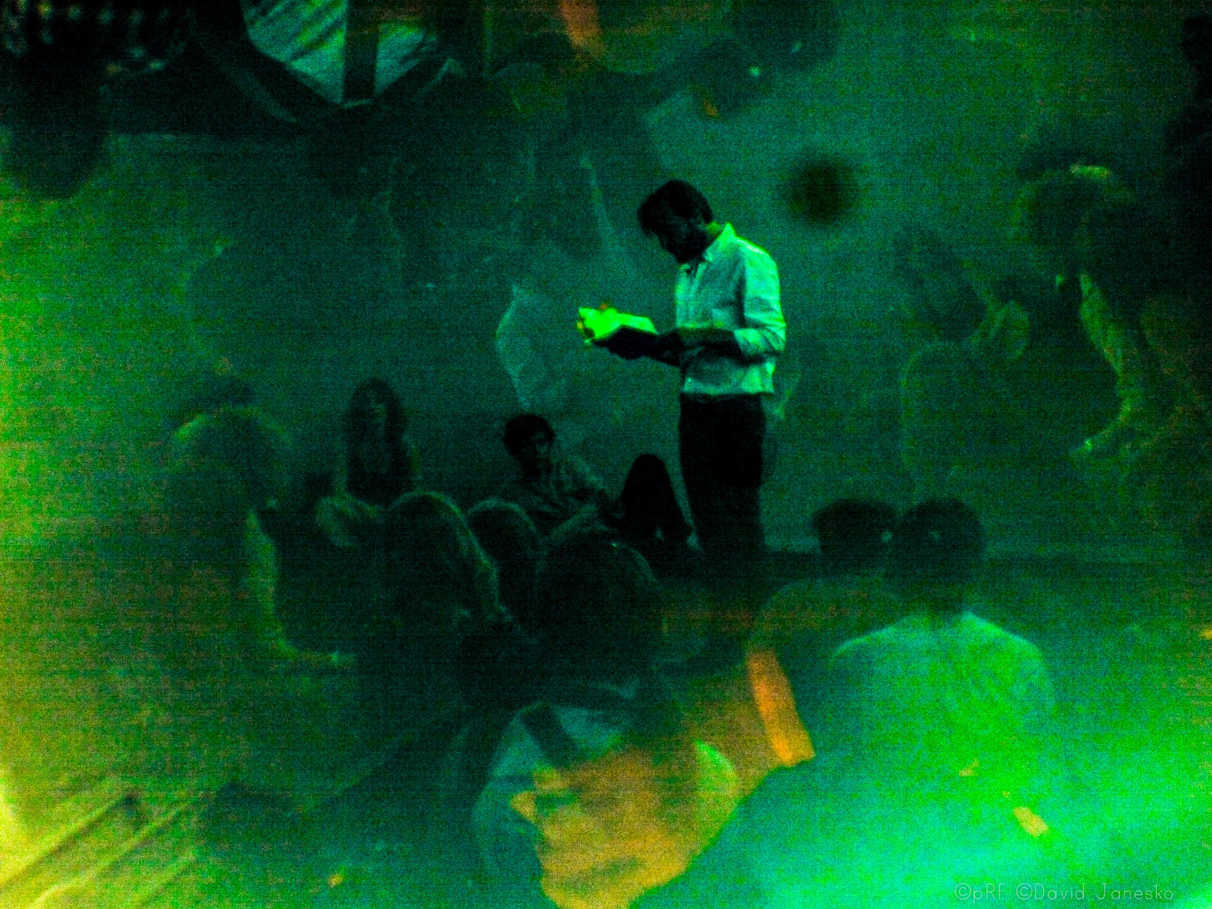 Alex Cecchetti gives a tour guide of Heaven and Hell at Palais de Tokyo Paris