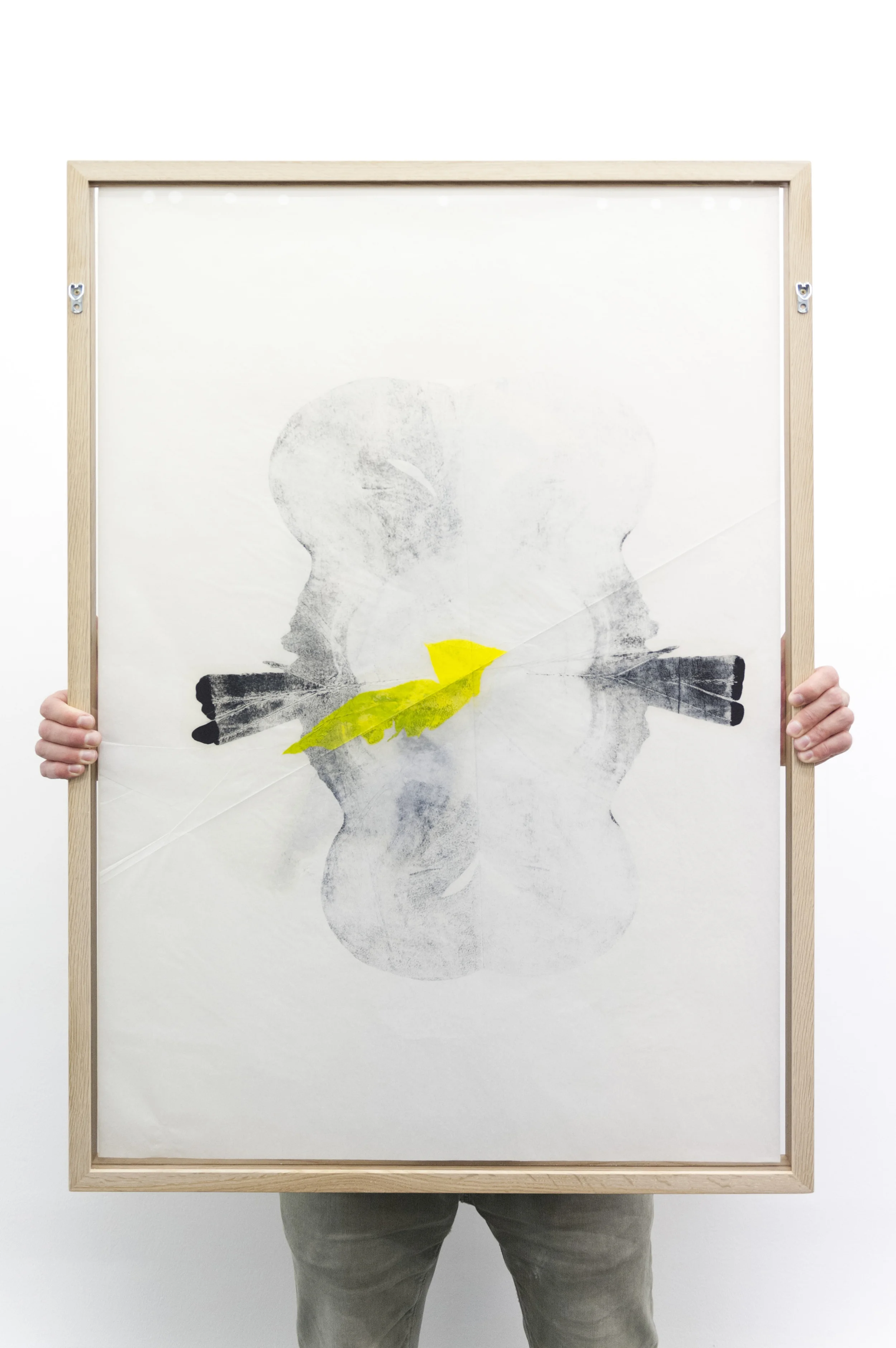 Chroniques Mésopotamiennes-Oil painting on paper-Alex Cecchetti 2012.jpg