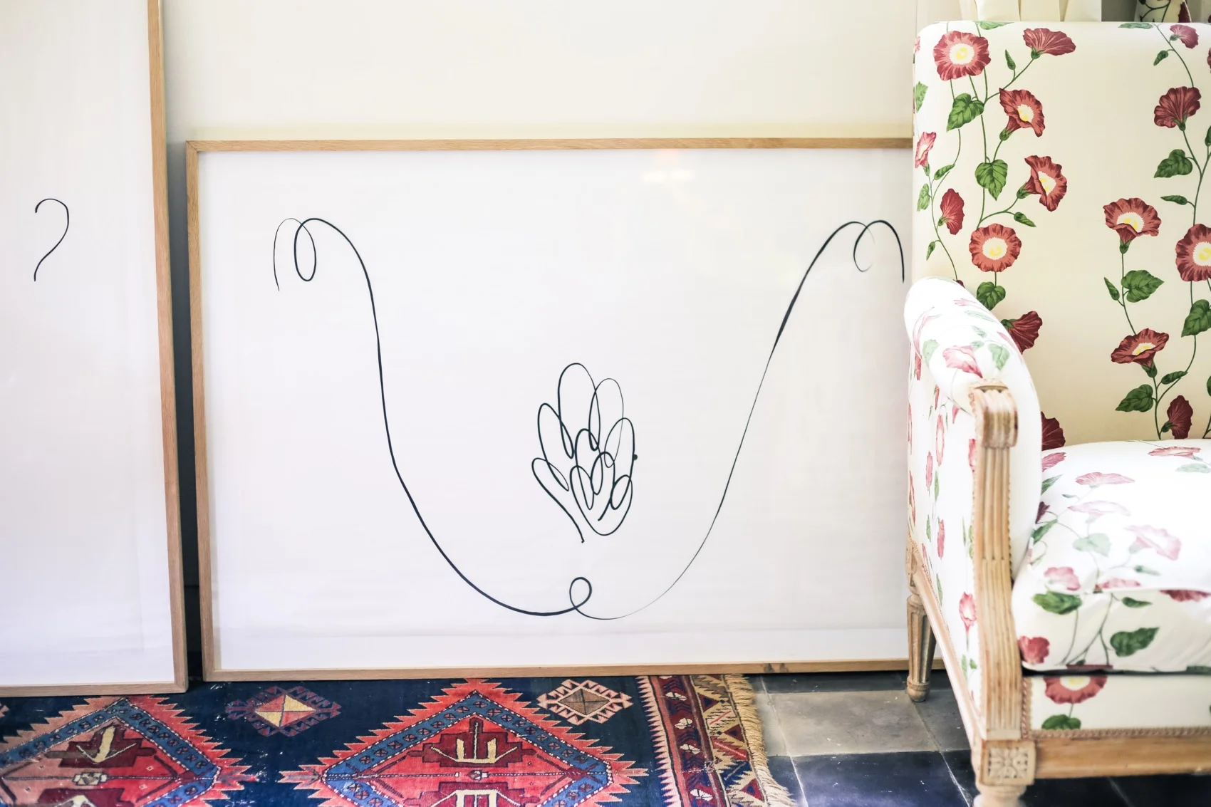 Marie & William, (story line) Alex Cecchetti China in on tracing Paper, 99x64cm