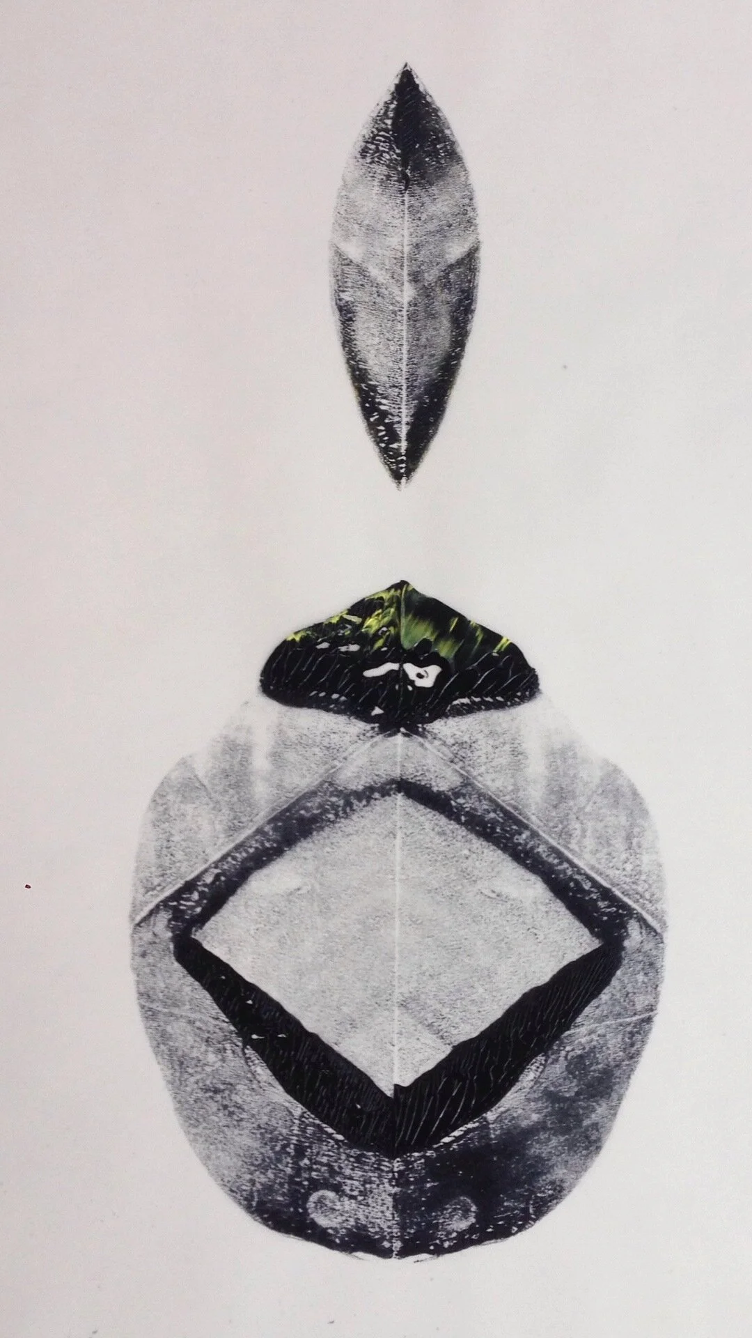  oil painting on tracing paper 